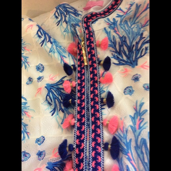 Lilly Pulitzer Jane Shift Seaspray Off Shore - Picture 7 of 8